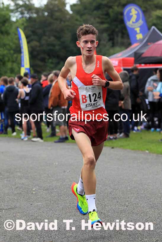 Boys under-15s 2023 Northern 6 and 4 Stage Relays and Youngsters, Birkenhead Park, Wirral.  Photo: David T. Hewitson/Sports for All Pics